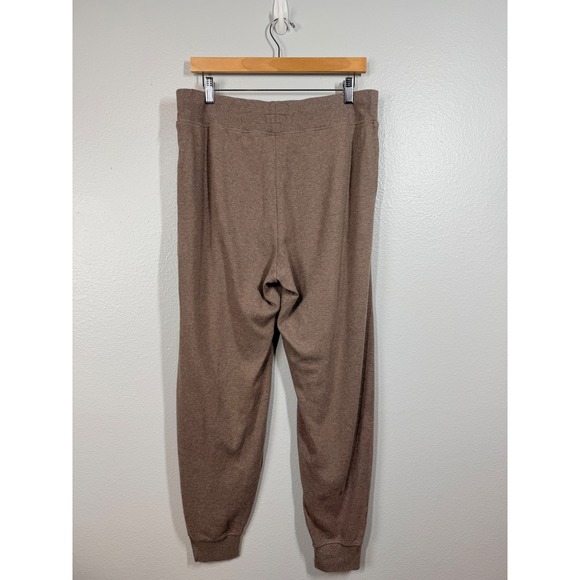 PACT Organic Cotton Lounge Pants Joggers Womens XL Brown Relaxed Fit Casual - Picture 2 of 8